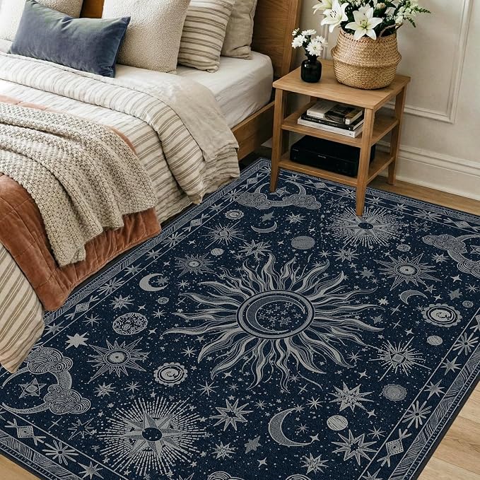 Vacuum-Friendly, 4x6 Washable Area Rug - Image 2