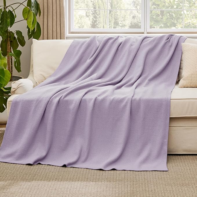 Bedsure GentleSoft 100% Cotton Blanket Twin XL Size - Image 5