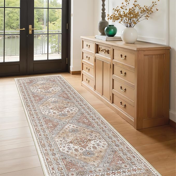 2x7 Runner Rug, Non Slip Washable Rugs by Restydon