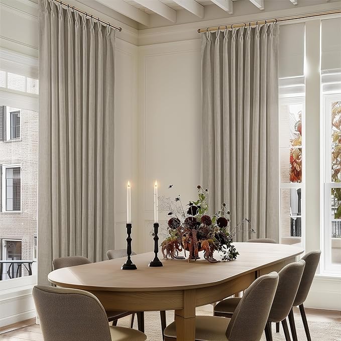 Burlywood Birch 60 Inch Wide 96 Inch Long Curtain by Twodrapes