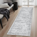 Soalmost Runner Rug 2x5 Washable Non-Slip Kitchen Entry Runners Grey | Soft by Soalmost