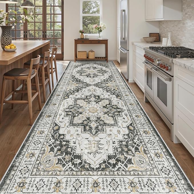 Madane 4x10 Wide Hallway Runner Rug Washable - Image 2