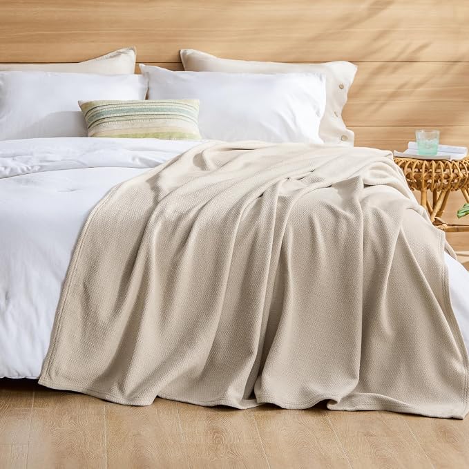 Bedsure GentleSoft 100% Cotton Large Throw Blanket - Image 8