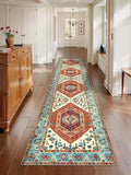 SERISSA 2'6"x12' Washable Non Slip Boho Runner Rug by SERISSAHomeDecorCollection