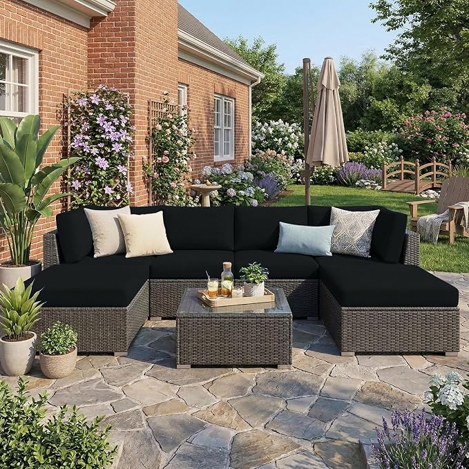 Waterproof Outdoor Cushion Covers, Stretch Patio Slipcovers | UV Resistant - Image 2