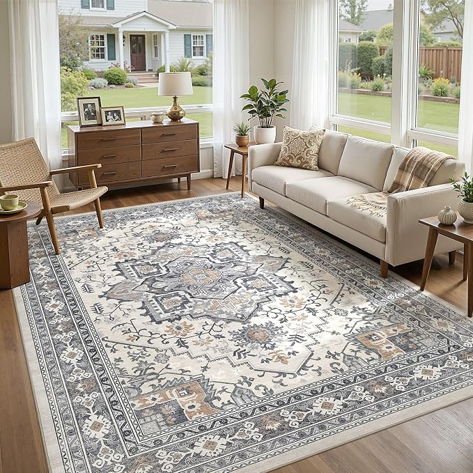 UERMEI 10x14 Area Rug Living Room Rugs - Image 3