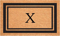Calloway Mills 152962436X Black Border 24" x 36" Monogram Doormat by Callowaymills