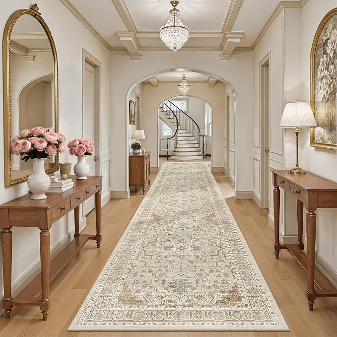 Madane Hallway Runner Rug 3x16 Washable Kitchen Runners Long, Soft Thin - Image 4