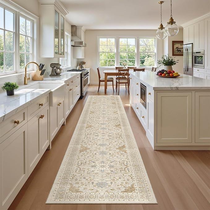 Madane Washable Runner Rugs 2x12 Long - Image 2