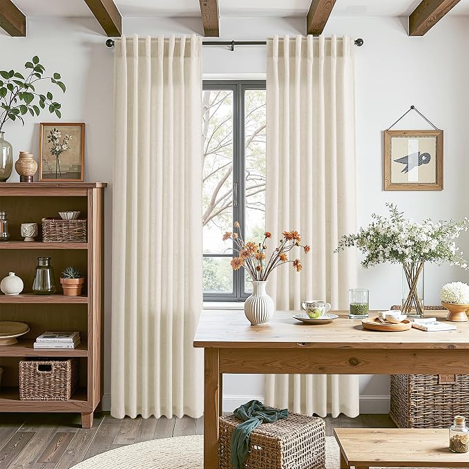 Birch Beige Curtains 90 Inches Long - Image 8