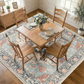RELEANY Washable Area Rug, Square 7'x7', Water Repellent, Pet Friendly by RELEANY
