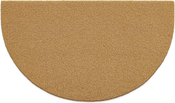 OLANLY Half Circle Front Door Mat, Low Profile Doormat, Stain and Fade Resistant by OLANLY