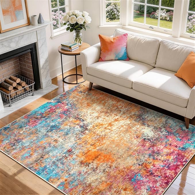 Aelenmu 5x7 Area Rugs for Living Room Washable Bedroom Dining Room Colorful | by Aelenmu
