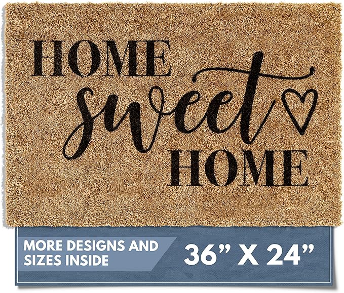 Barnyard Designs Front Door Welcome Mat | Printed Polyester Outdoor Rug by BarnyardDesigns