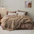 Bedsure GentleSoft Fluffy Brown King Size Blanket by Unknown
