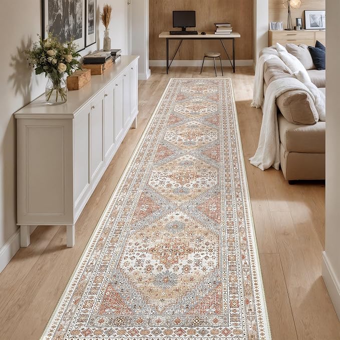 Washable Runner Rug 2.5x14, Long Kitchen Rugs Non-Slip, Soft Hallway Runner - Image 4