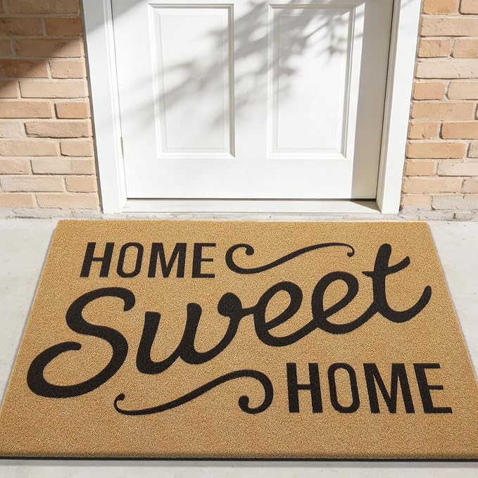 OLANLY Front Door Mat, Low Profile Doormat, Stain and Fade Resistant, - Image 2