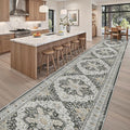 Madane Hallway Runner Rug 3x18 Washable Kitchen Runners 18ft, Soft Low-Pile by Madane