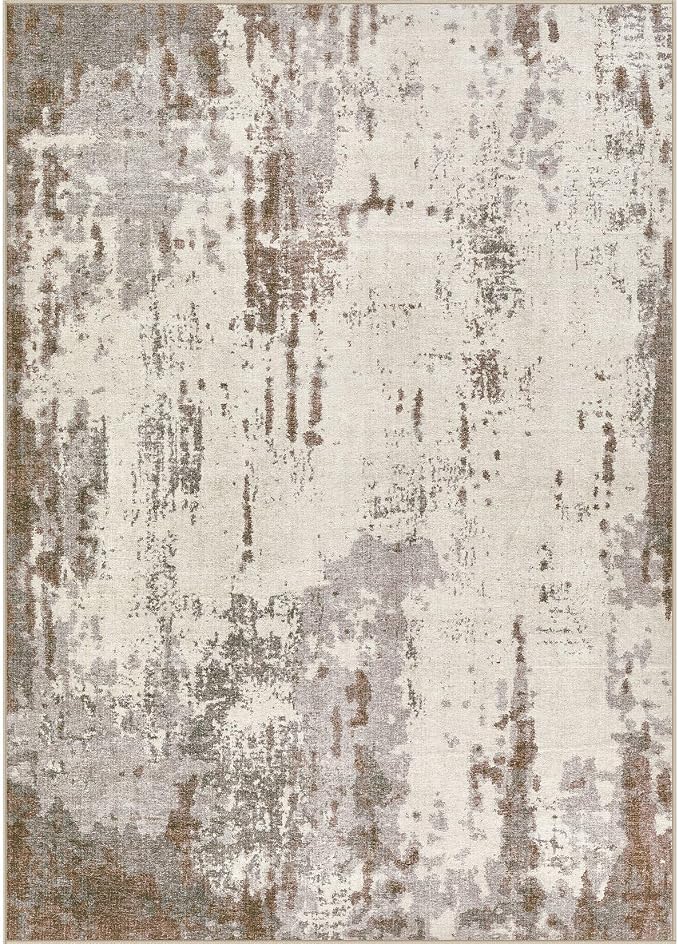 UERMEI Area Rug Living Room Rugs-Washable Neutral Modern Abstract Soft Thin - Image 10