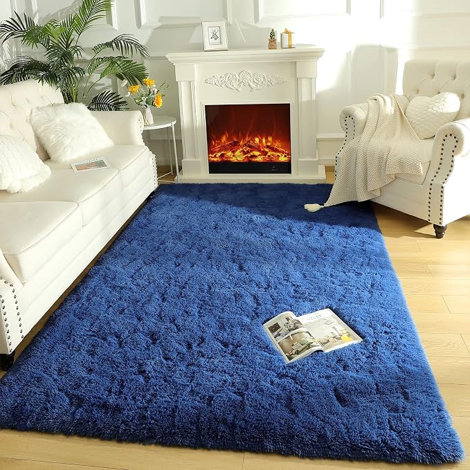 LOCHAS Area Rugs Fluffy Living Room Carpet - Image 5