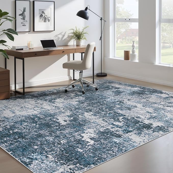 pmtsns Area Rugs 6x9 for Living Room: Washable Rug Modern Abstract Neutral Soft - Image 7