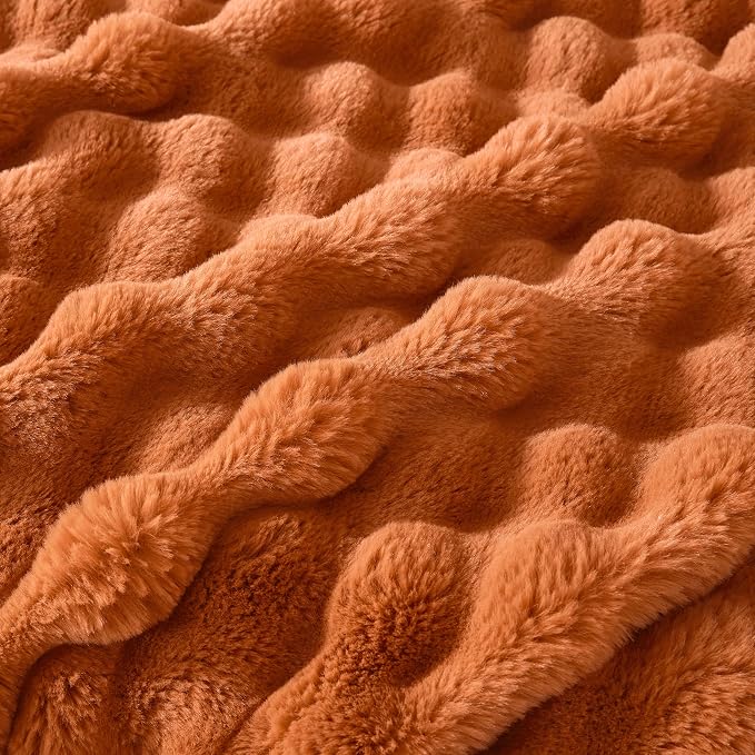 50x60 Inches Ultra-Soft Fuzzy Faux Fur Plush Throw Blanket - Image 6