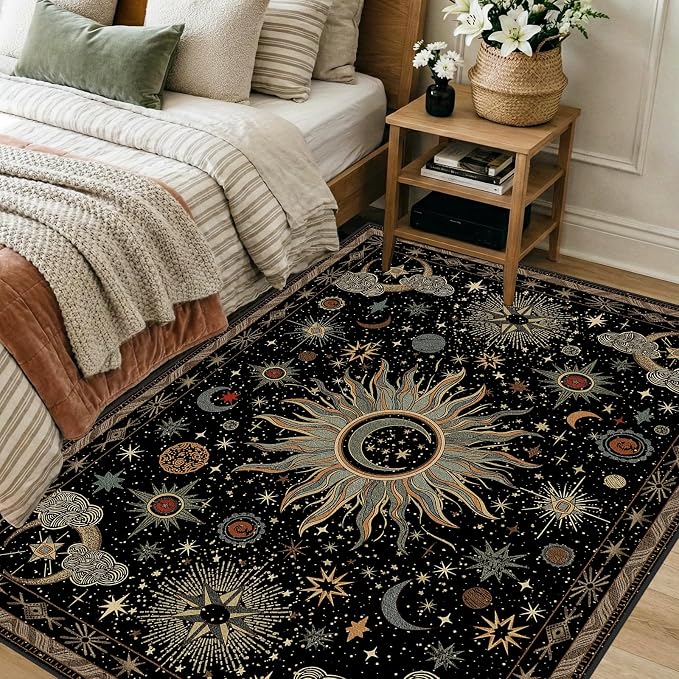 Vacuum-Friendly, 4x6 Washable Area Rug - Image 2
