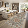 Runner Rug 2x10, Washable Rugs for Entryway Rug, Bathroom Bedroom by Restydon