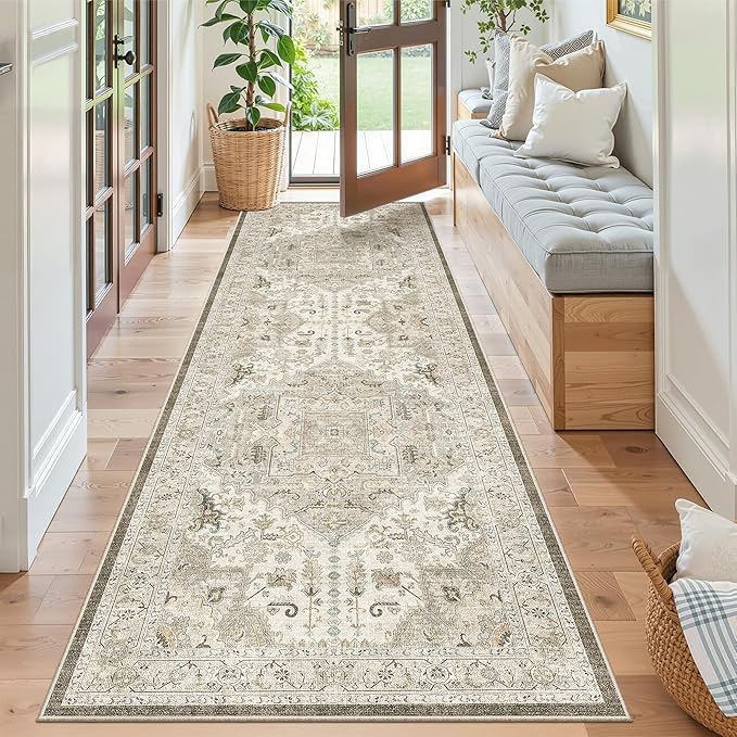 Madane Kitchen Runner 2'6''x8' Soft Rug Runners by Madane