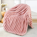 Exclusivo Mezcla Striped Fleece Throw Blanket by ExclusivoMezcla
