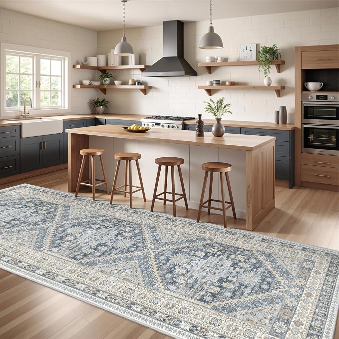3x10 Runner Rug Non Slip Washable Hallway Runner, Front Porch, Laundry Room - Image 4