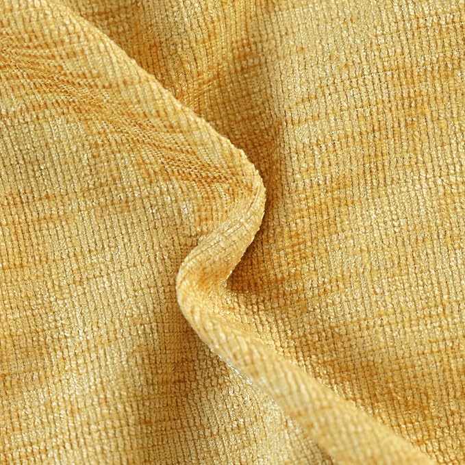 CaliTime Decorative Couch Throw Pillow Covers 16 X 16 Inches Gold | Pack of 2 - Image 2