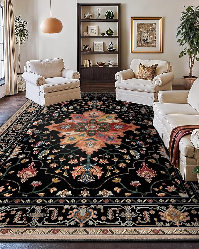 RELEANY Washable Area Rug, Large 10'x14', Water Repellent, Pet Friendly - Image 2