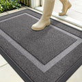 OLANLY Front Door Mat Outside 35x23, All-Season Heavy-Duty Rubber Doormat | by OLANLY