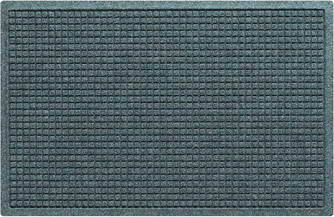 WaterHog Squares Front Door Mat Indoor Outdoor Entrance, All-Weather Mats | by WaterHog