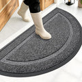 OLANLY Half Circle Front Door Mat Outside 47x23 All-Season Rubber Doormat | by OLANLY