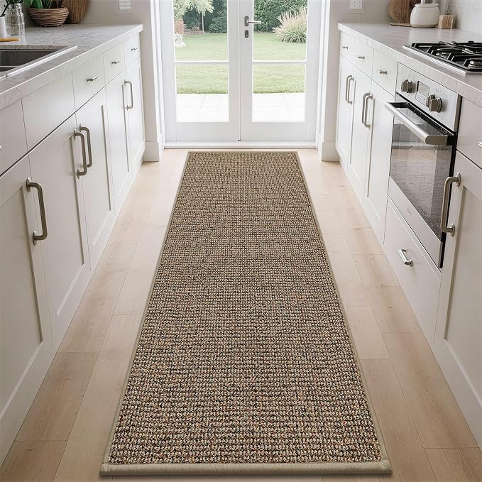 BEQHAUSE Kitchen Runner Rugs 32"x84", Kitchen Mats by BEQHAUSE