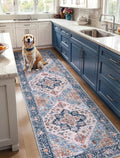 SERISSA 3x10 Washable Non Slip Boho Runner Rug by SERISSAHomeDecorCollection