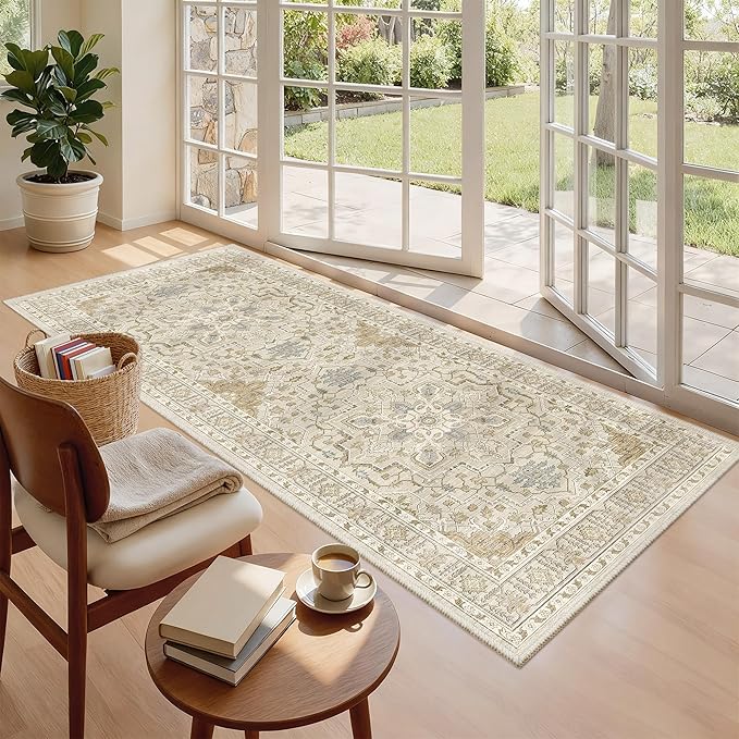 Madane Washable Runner Rug 3x6 Runners by Madane