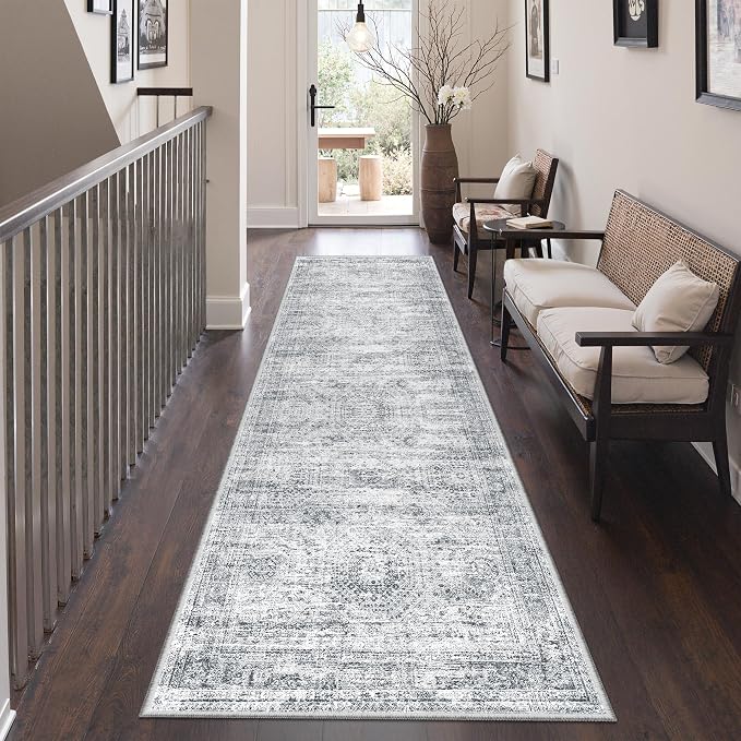 2x7 Runner Rug Non Slip, Washable Hallway Runner Rug, Nursery Room, Soft Runner - Image 5