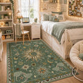 Vacuum-Friendly, 5x7 Washable Area Rug by meejou