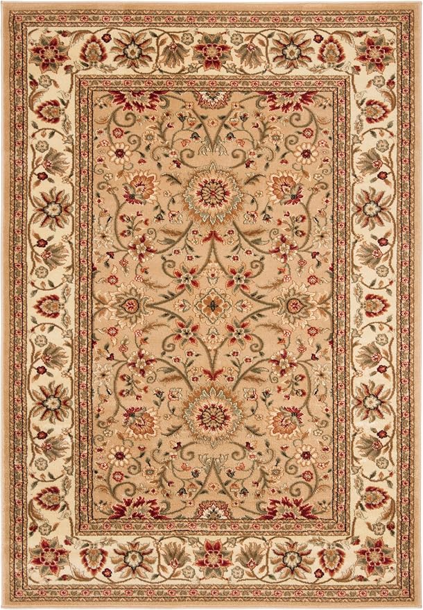 SAFAVIEH Lyndhurst Area Rug 6x8, Traditional Beige & Ivory LNH212D - Image 4