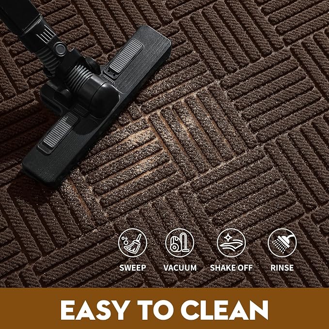 Front Door Mat, Heavy Duty Waterproof Doormat 73"x46", Stain Fade Resistant - Image 6