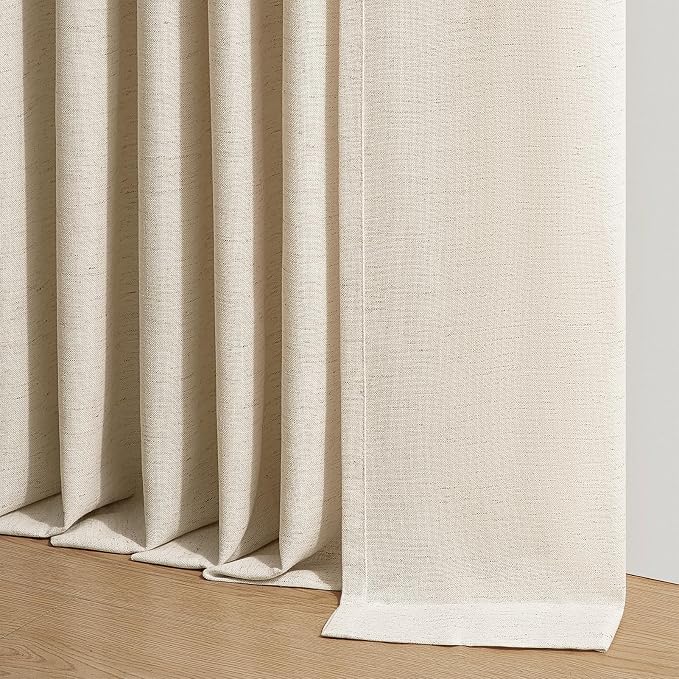 120 Inches Long Pinch Pleated Semi Sheer Curtains - Image 8