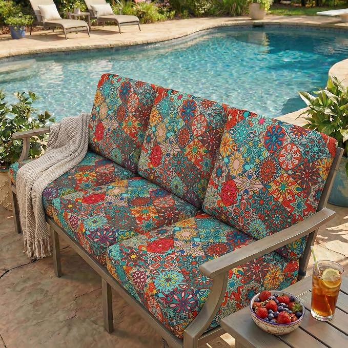 Printed Couch Cushion Covers, Sofa Covers Washable - Image 7