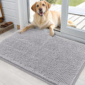 OLANLY Dog Door Mat for Muddy Paws 35x24, Super Absorbent Chenille Mud Mat | by OLANLY