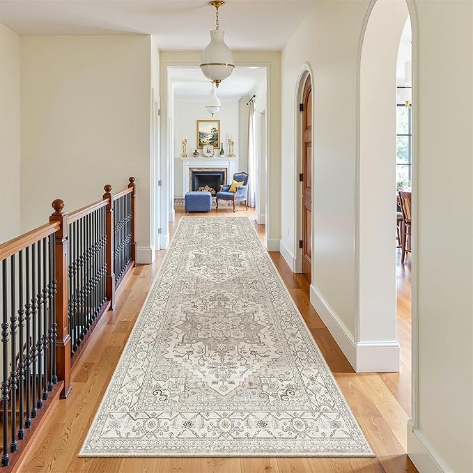 Madane Hallway Runner Rug 3x12 Washable Kitchen Runners 12ft, Soft Low-Pile - Image 2