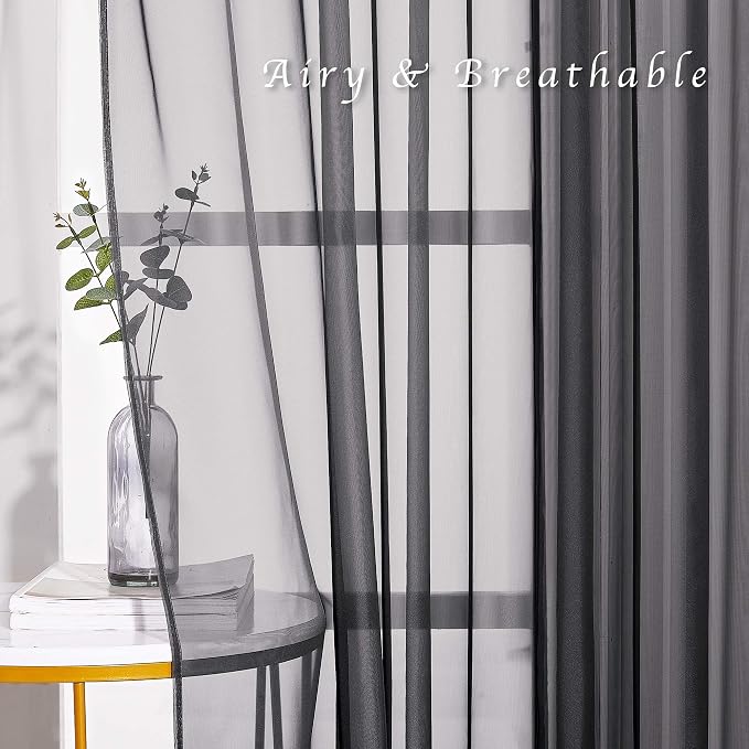 NICETOWN Sheer Drape Panels 63" L - Image 6
