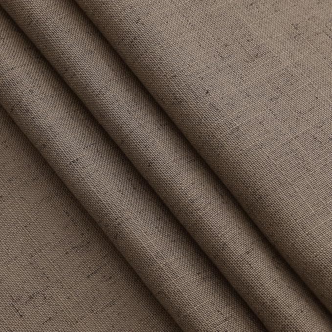 Light Brown Linen Curtains 84 Inches Long - Image 7