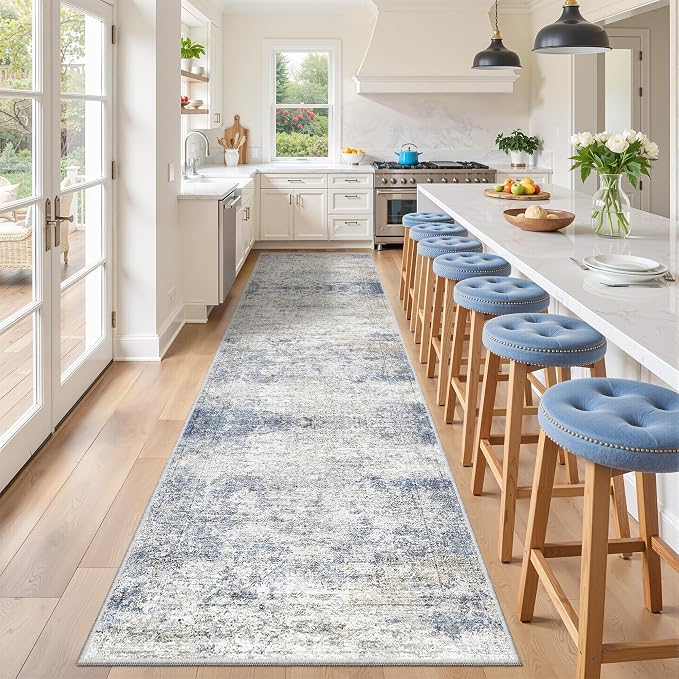 3x10 Runner Rug Non Slip, Washable Hallway Runner Rug, Laundry Room, Soft - Image 4